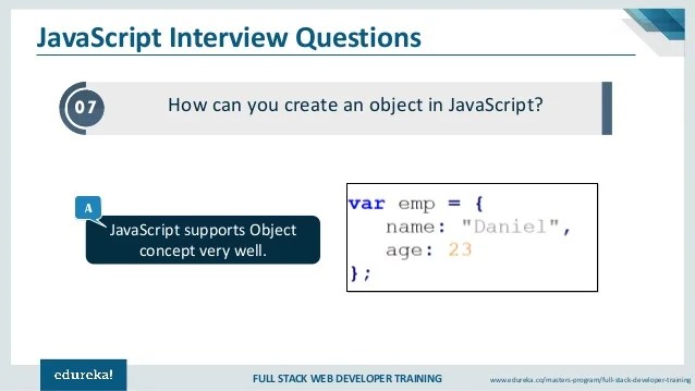 JavaScript Interview Questions and Answers Full Stack Web Developme…