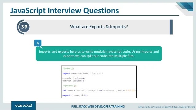 JavaScript Interview Questions and Answers Full Stack Web Developme…