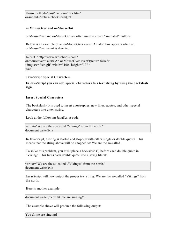 Java script questions