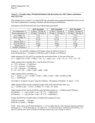 Early Life Failure Rate Calculation Procedure for Semiconductor
