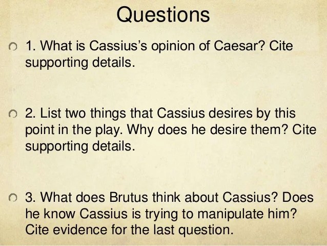 Julius caesar introduction