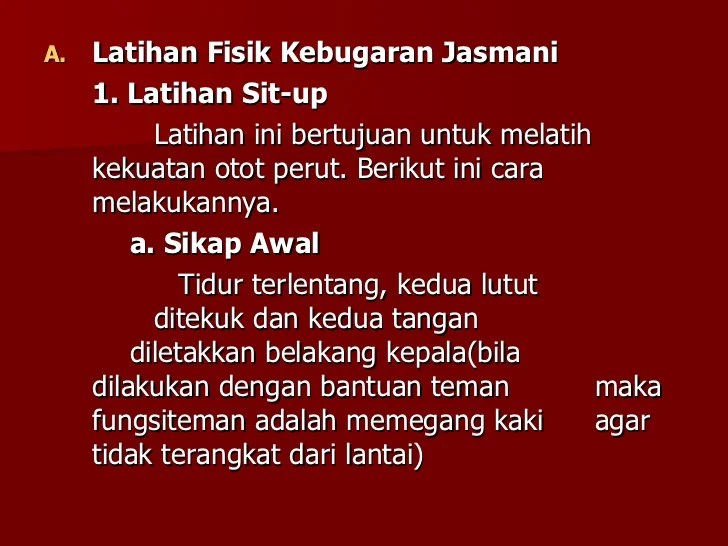 Kebugaran Jasmani