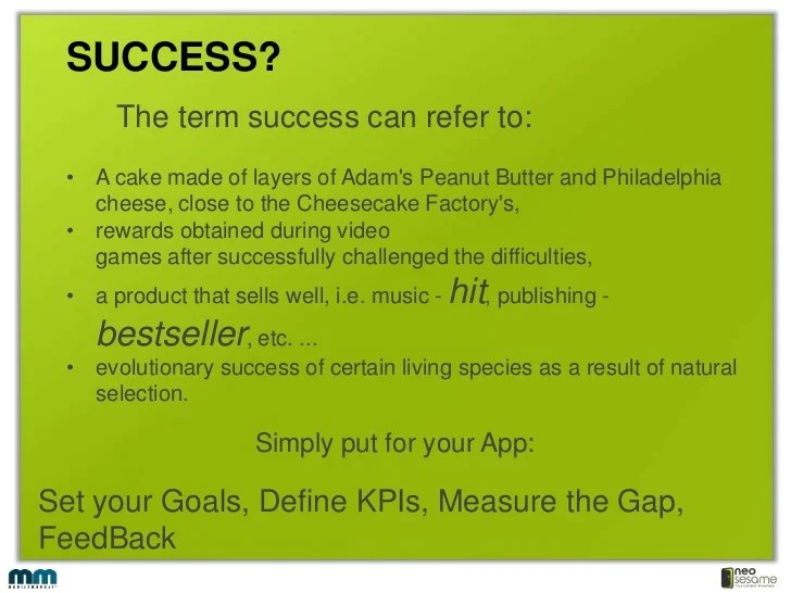 Key factors for a successfull mobile app vslideshare
