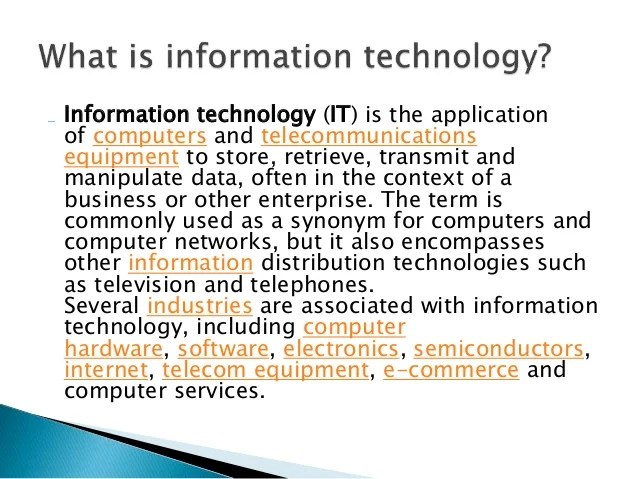 Information technology in education. SlideShare