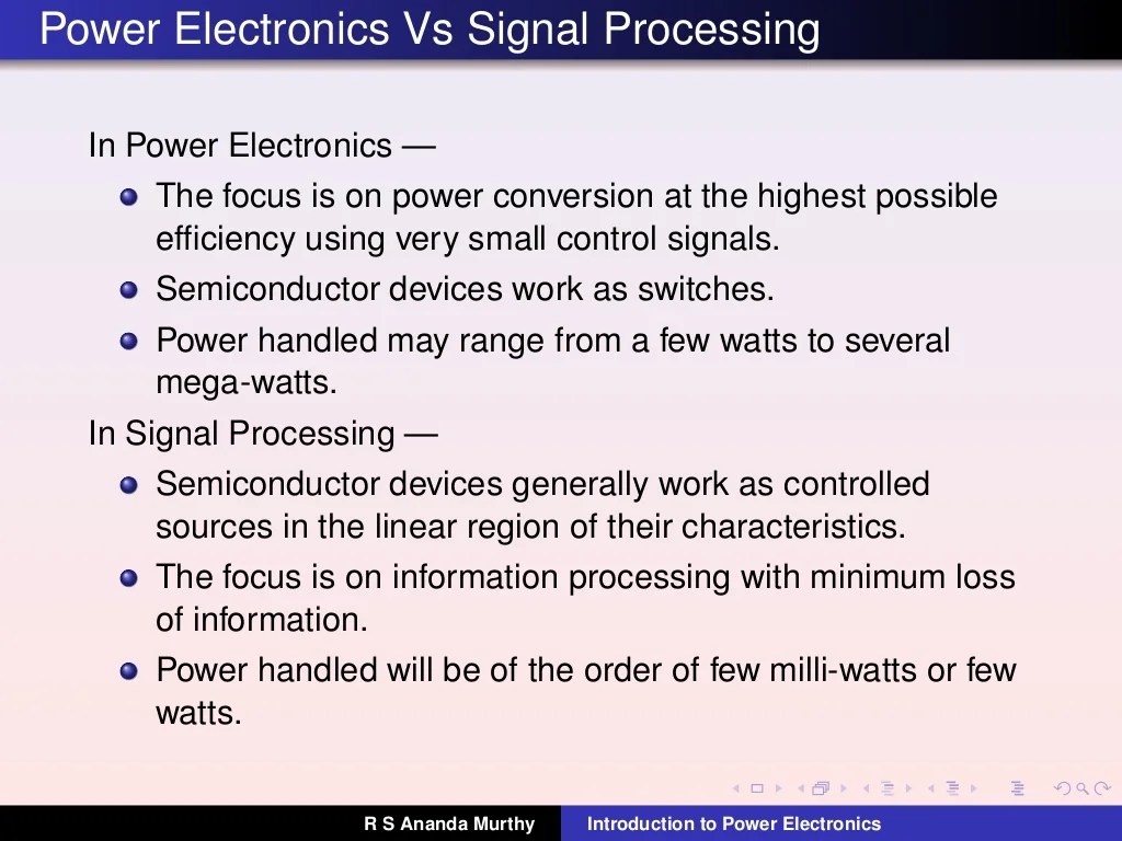 Lecture1 Introduction to Power Electronics