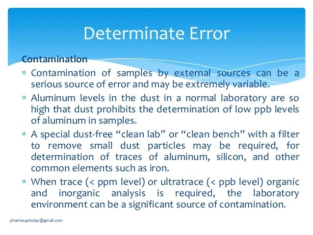 Laboratory Errors