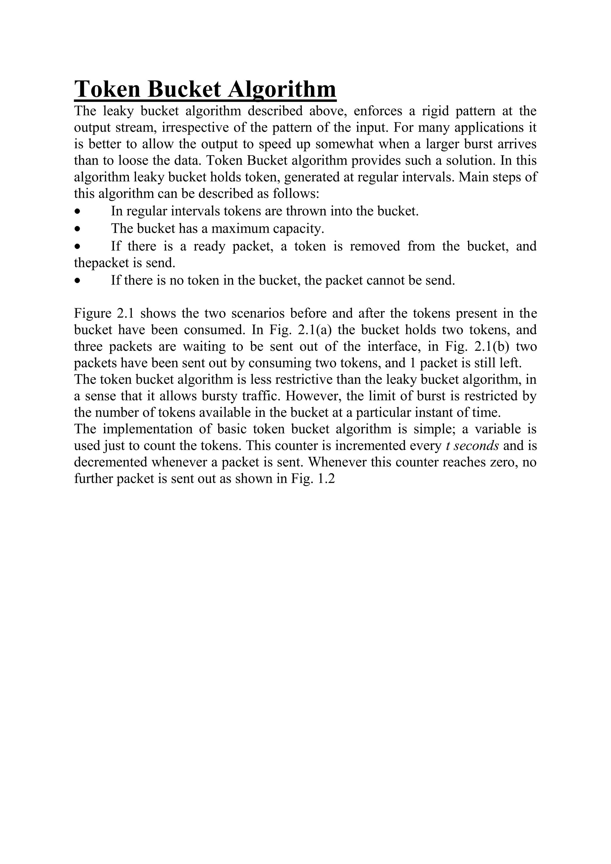 Leaky bucket algorithm PDF