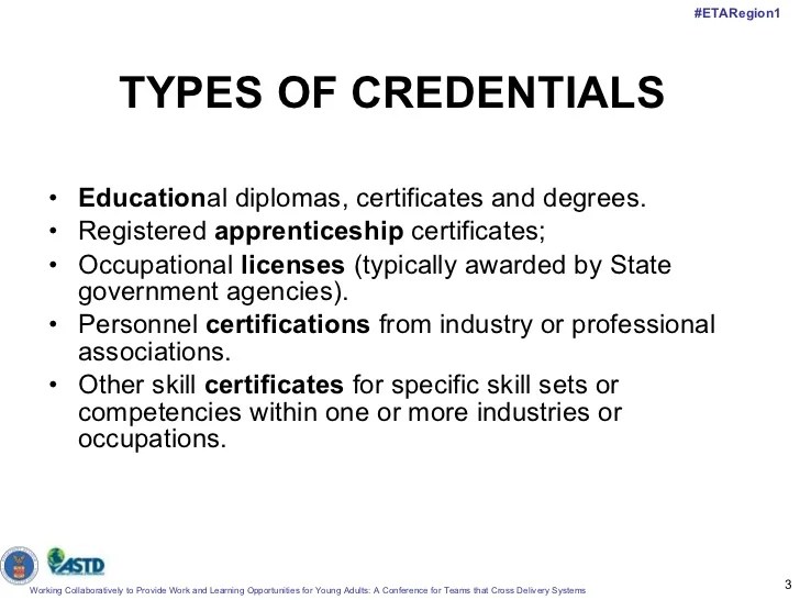 Learning Session 26 Stackable Credentials