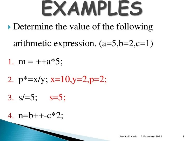 Operators and Expressions in Java
