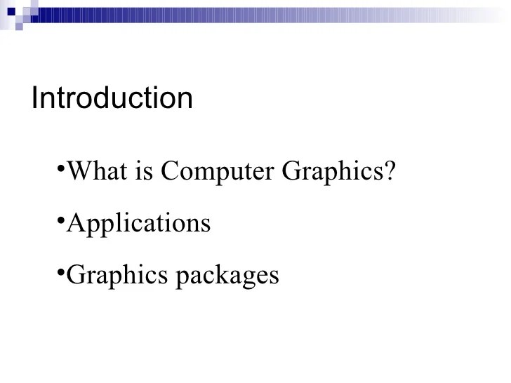 applications of computer graphics