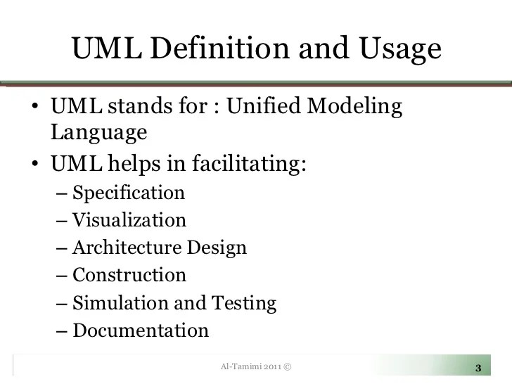 Lecture03 Introduction to UML