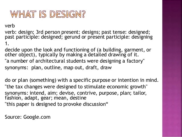 Lecture 1 a definition of design its elements and principle Lecture 1 a definition of design its elements and principle