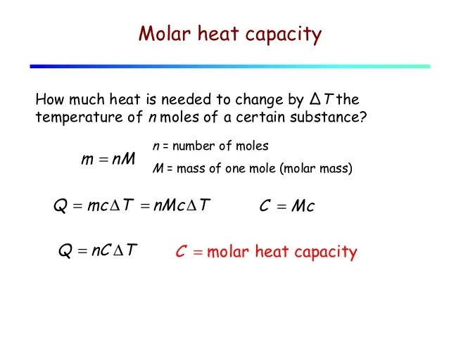 Lecture 14 maxwellboltzmann distribution. heat capacities