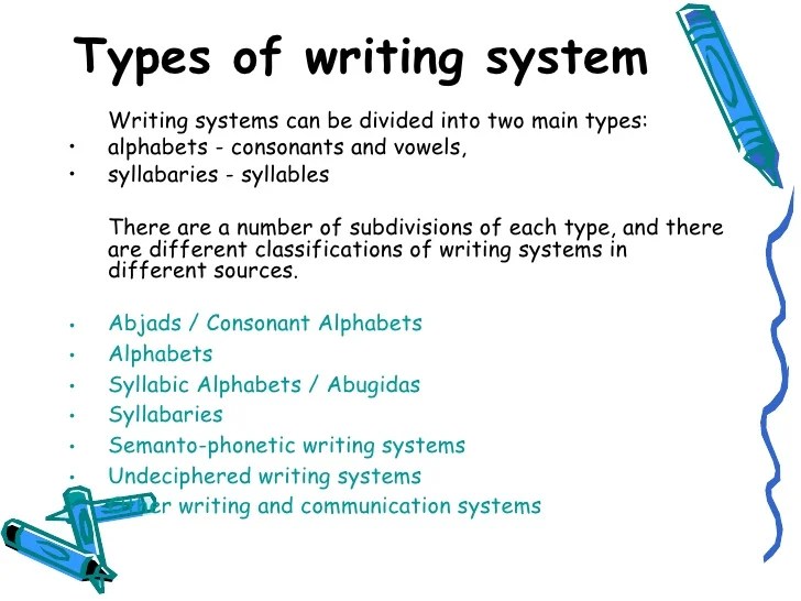 Lecture 1 Types of Writing