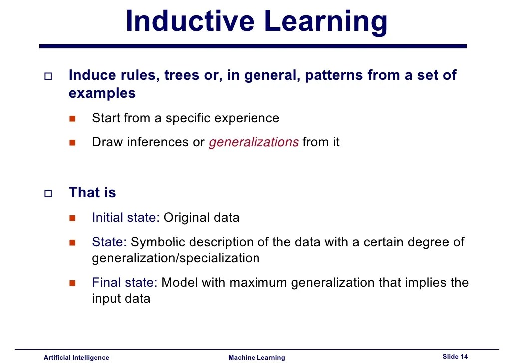 Lecture3 Machine Learning