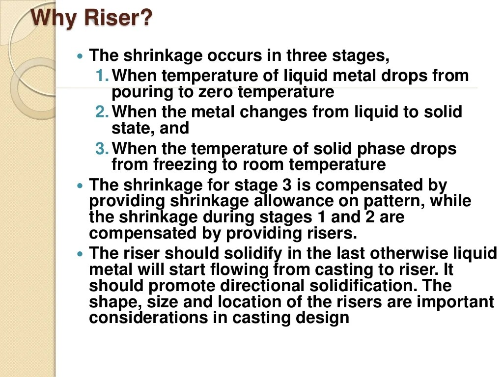 Metal Casting processes including pattern making and mold making,Patt…