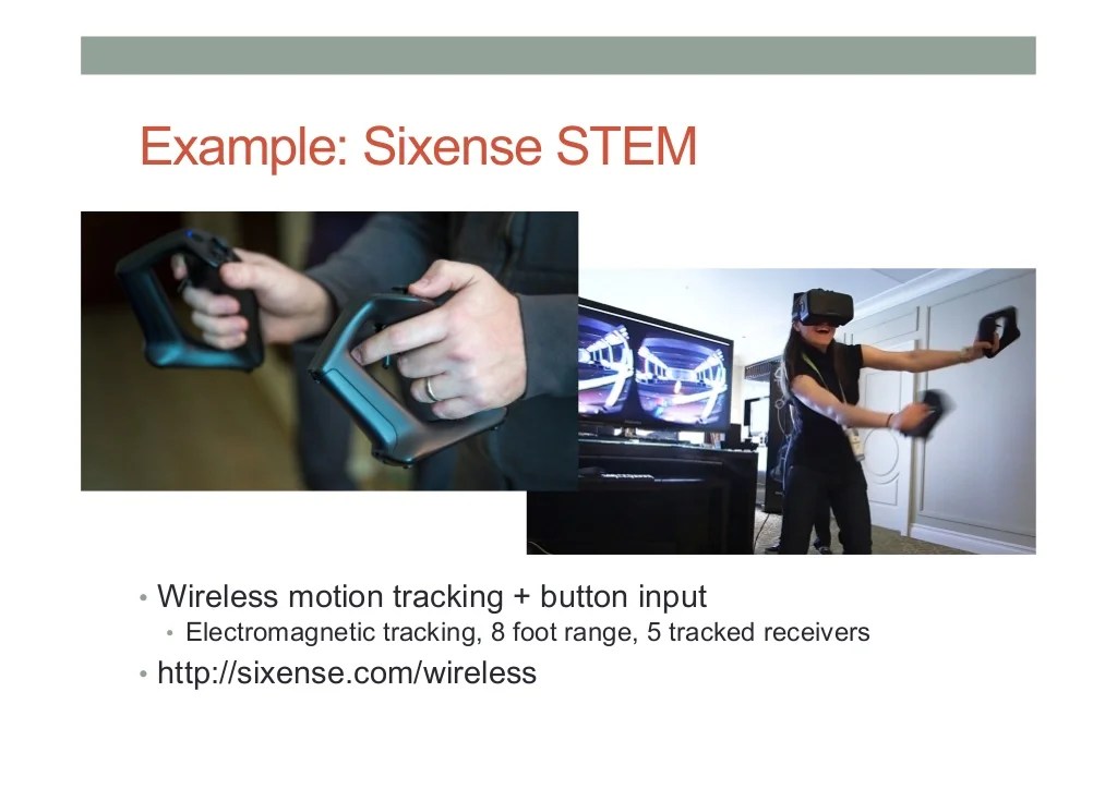 COMP 4010 Lecture6 Virtual Reality Input Devices