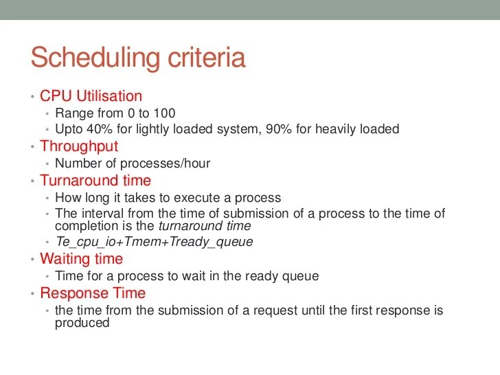 Lecture 7 cpu scheduling