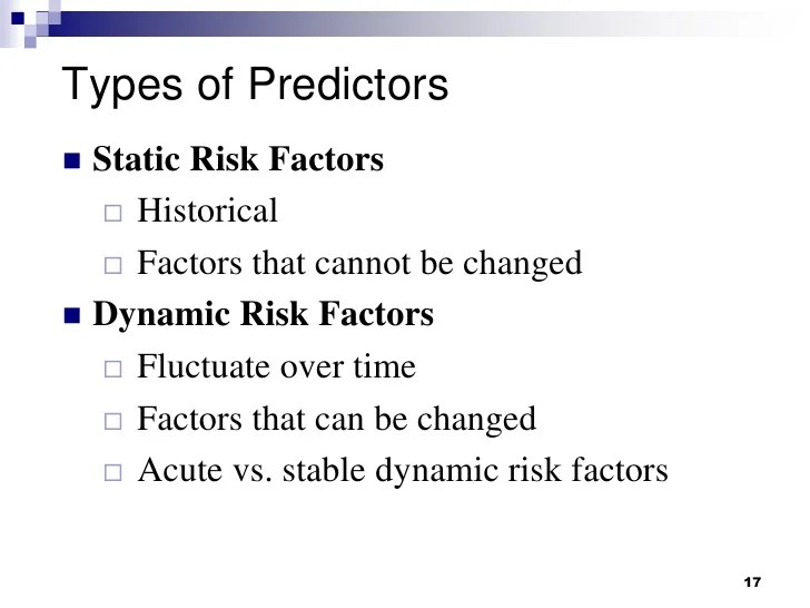 Forensic Psychology Risk Assessment