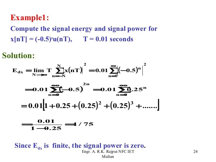 Lecture Digital Signal Processing Batch 2009