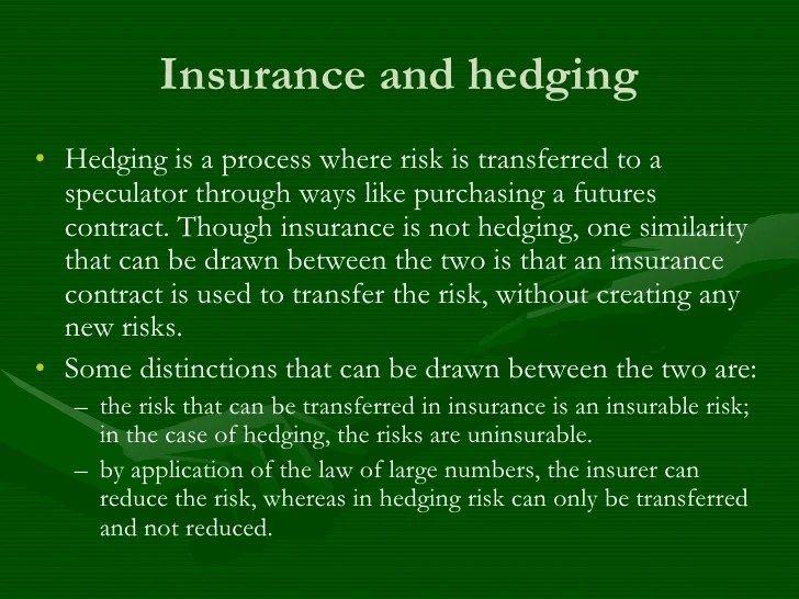 Lecture slide chapter 2 insurance and risk management