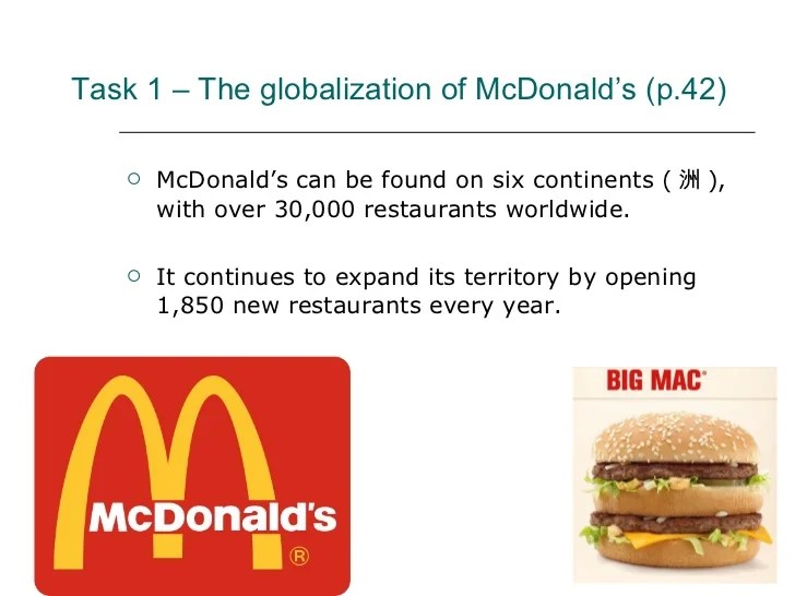 😀 Globalization strategies of mcdonalds. Global Strategy McDonalds