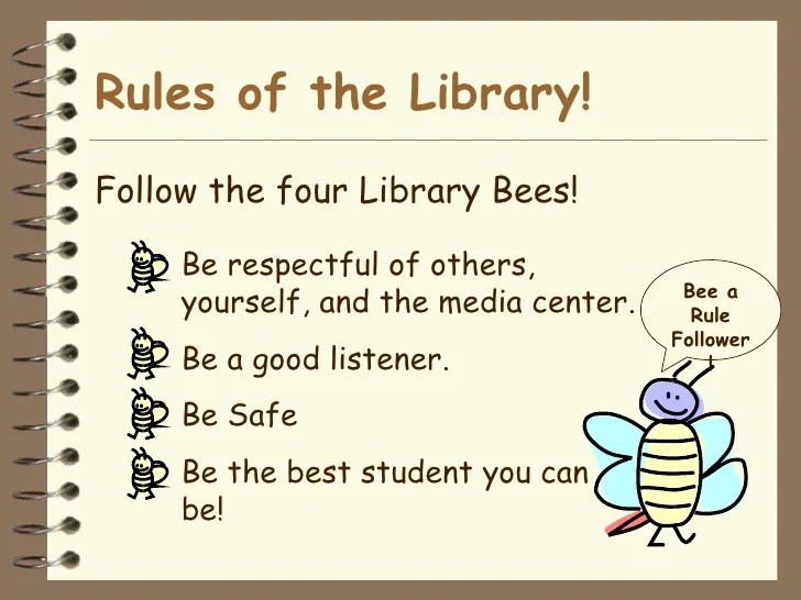 Library rules&procedures