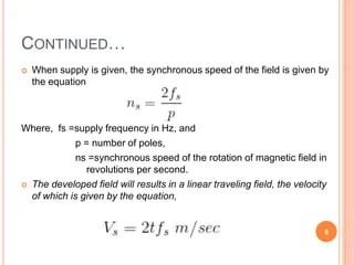 Linear Induction Motor | PPTX
