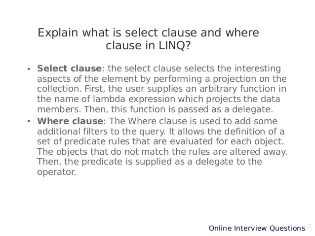 Fun Practice and Test Linq Interview Questions