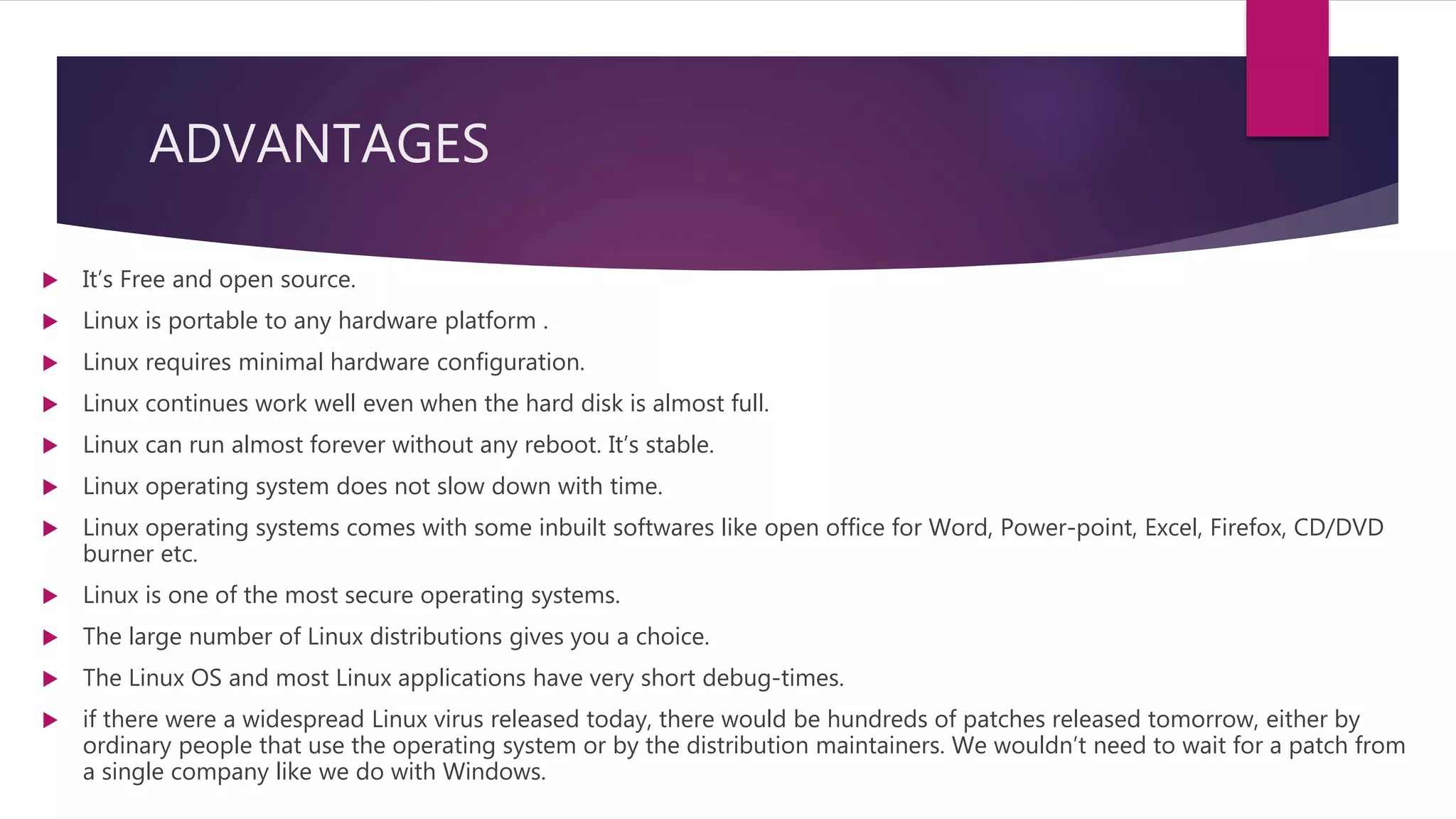 Linux operating system - Overview | PPT