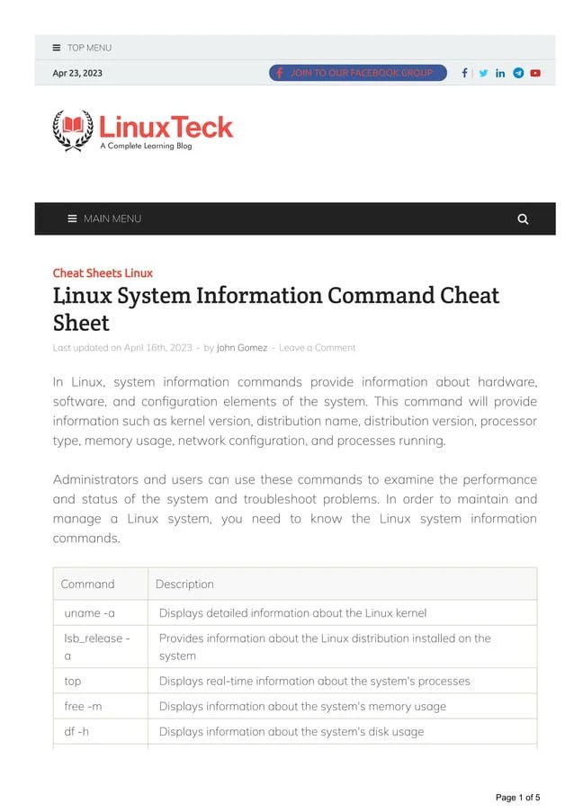 Linux System Information Command Cheat Sheet.pdf