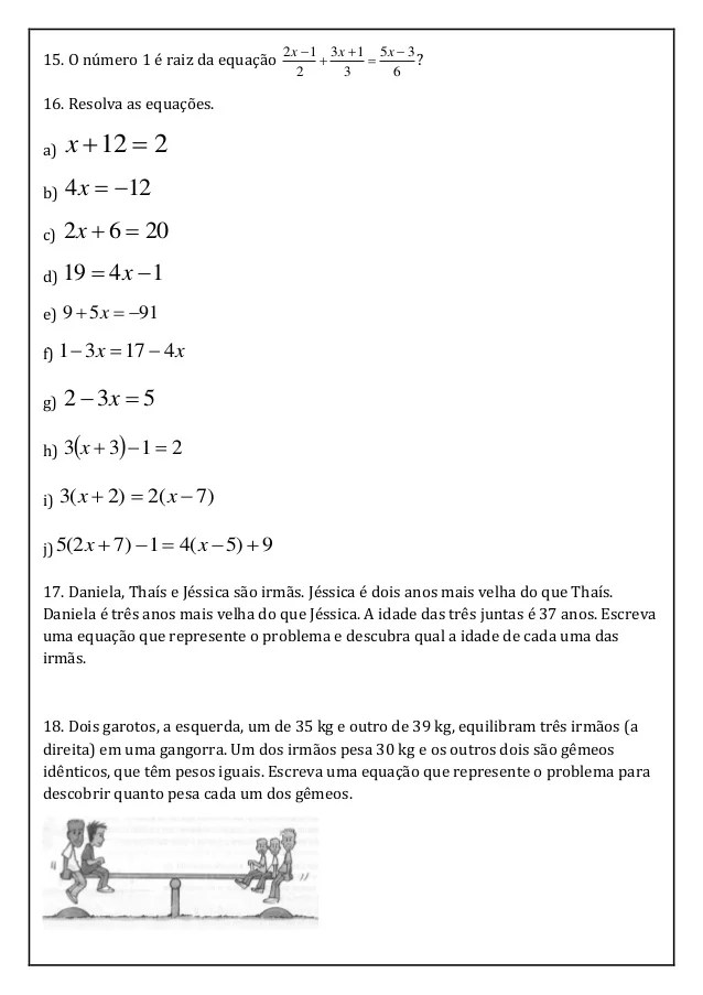 Listão 7º ano