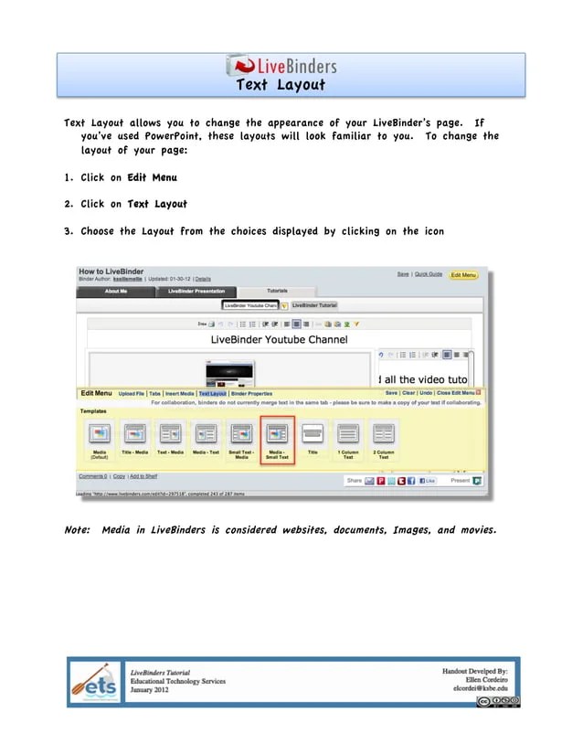 LiveBinders Tutorial