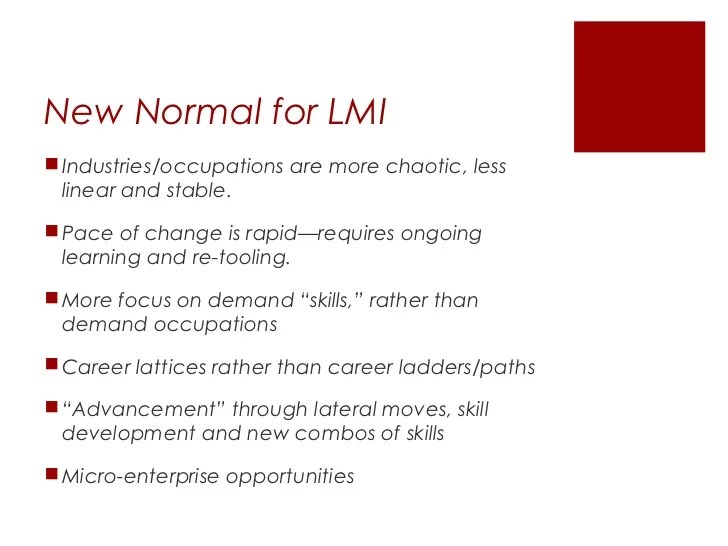 Understanding and Using Labor Market Information