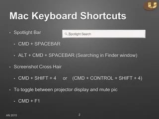 MAC Keyboard Shortcuts | PPTX