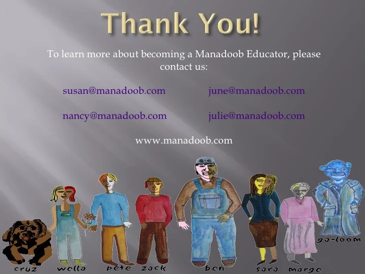 Make a difference in a child’s life by teaching The Manadoob Program