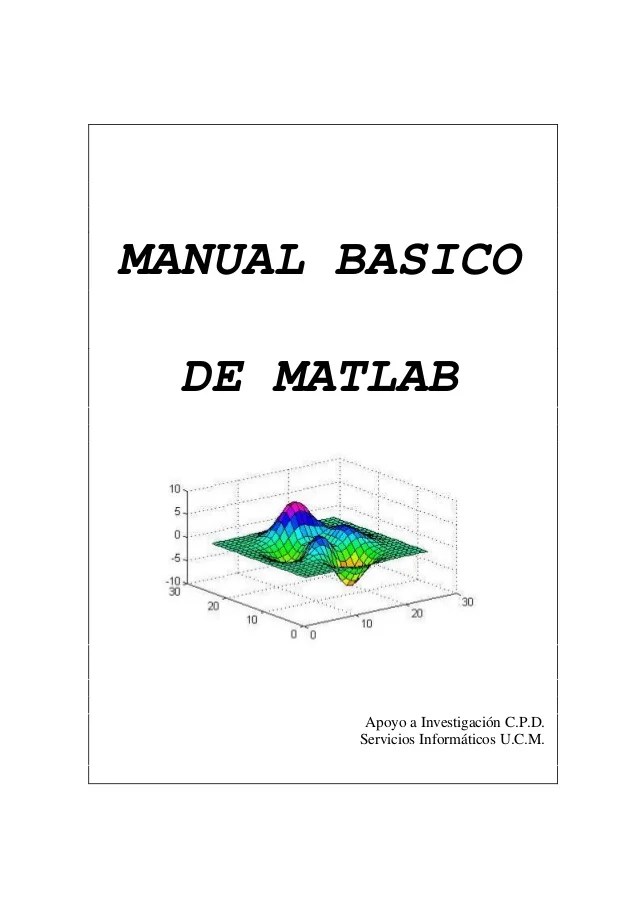 Manual basico de matlab