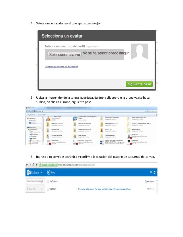 Manual De Registro En La Red Social Edukate