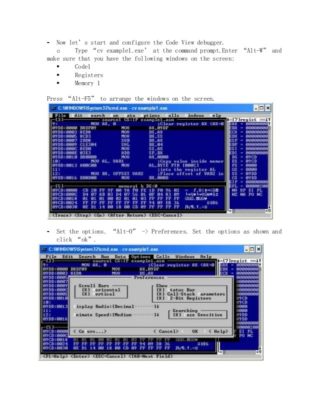 Masm tutorial