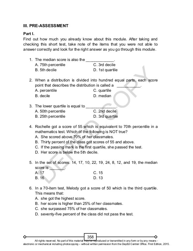 Grade 10 Math Module Answer Key Unit 4 Gamers Smart