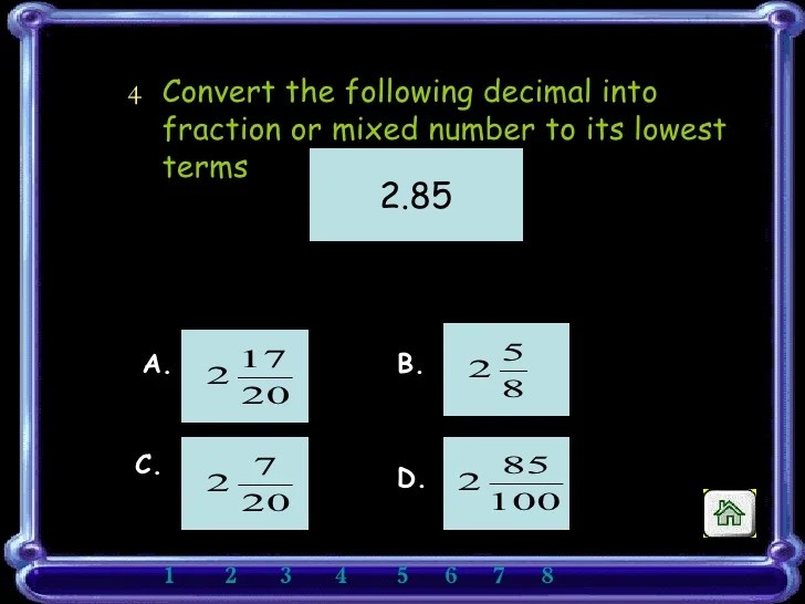 Math (F1) Decimal