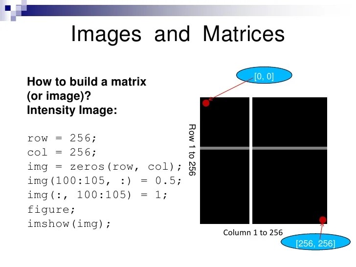 MATLAB & Image Processing
