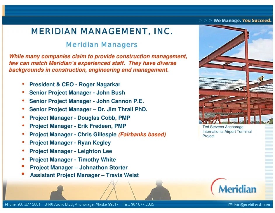 Meridian Capabilities Presentation