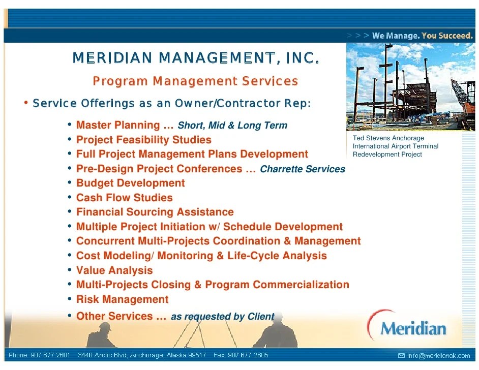 Meridian Capabilities Presentation