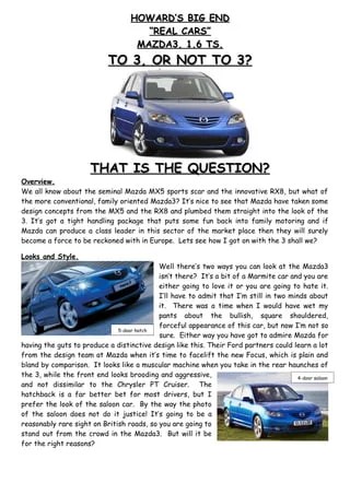 Mazda3 | DOC