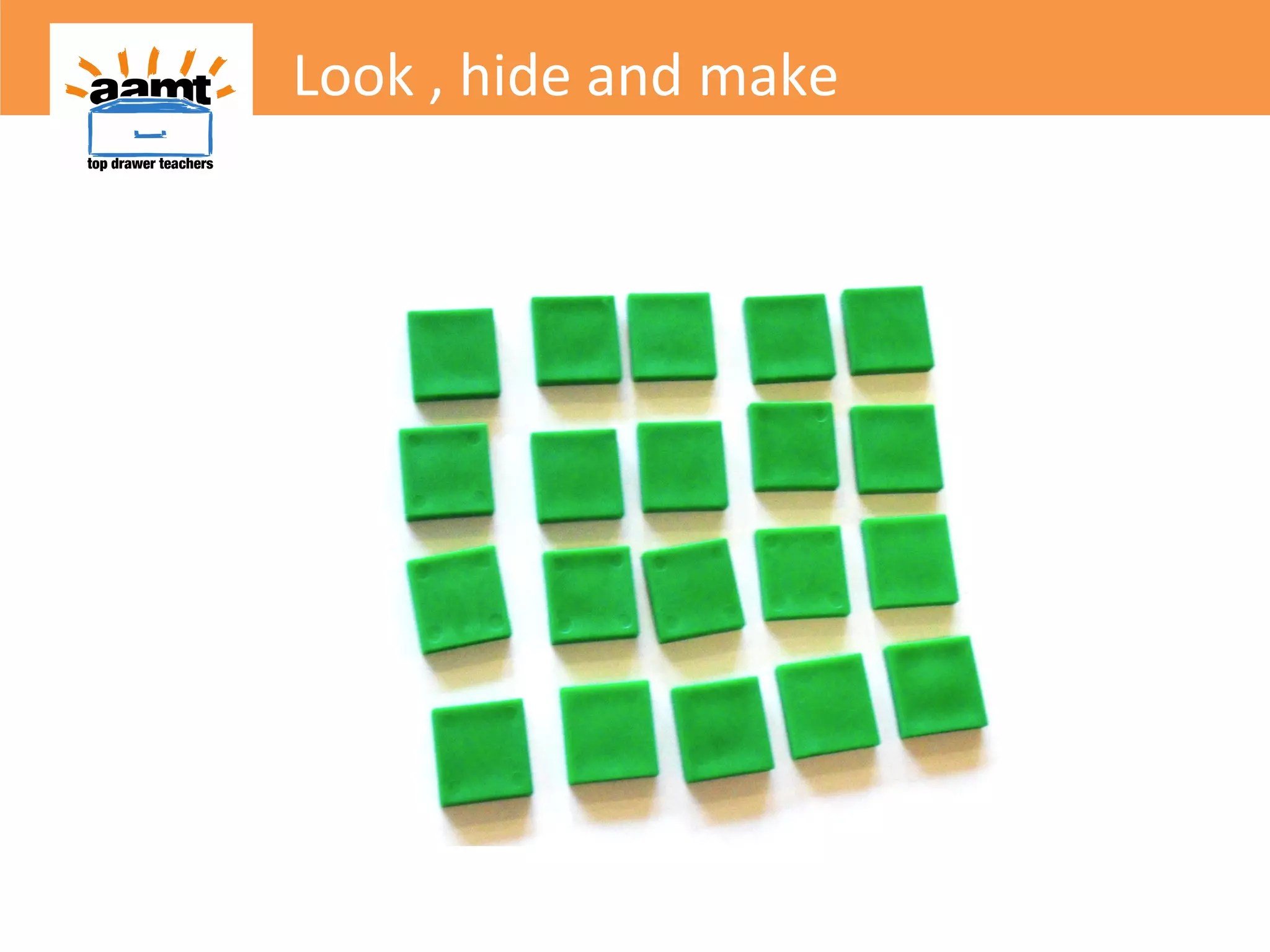 Top Drawer Teachers Visualising an array PPT