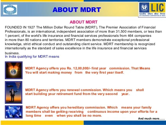M D R T Presentation