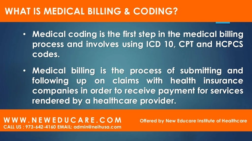 Medical billing and coding program ppt editable