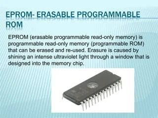 Memory & storage devices | PPTX