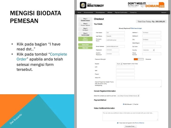 Tutorial Beli Domain dan Sewa Hosting